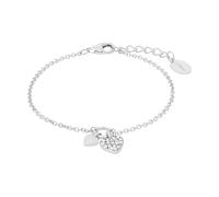 sOliver Bracciale per bambine in argento Sterling 925, con zirconi sintetici, a forma di cuore, fornito in confezione regalo