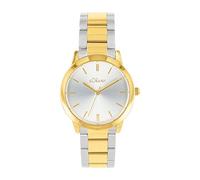 sOliver Orologio analogico al quarzo da donna con bracciale in acciaio inossidabile, resistente all'acqua fino a 3 bar, fornito in una confezione regalo