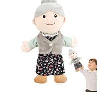 Sollee Burattini a mano per bambini, 11,8 in per teatri di marionette, Spettacolo di marionette per famiglie Giocattoli Artigianato Peluche Delicato sulla pelle Inodore Sicuro per oggetti di scena