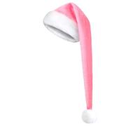 Sollee Cappello di Natale 75 cm - Cappello Lungo In Morbido Velluto,Unisex Copricapo Invernale Per Festa In Costume Accessorio Cabina Fotografica Maschera Spettacolo Teatrale