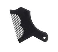 Sollee Pettine modellante per barba, pettine per barba da uomo - Modello pettine guida 2 in 1 per modellare i baffi tascabili,Pettine portatile per modellare la barba per lo styling e la bordatura