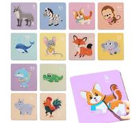 Sollee Puzzle Anime Per Bambini - Giococattolo Educativo Per Sviluppare Le Capacità Di Riconoscimento,Puzzle A Tasselli Per Bambini | Per In Viaggio Casa Asilo Scuola E All'aperto