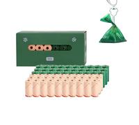 Sollee Sacchetti Per Feci Canine - Porta Dispensatore Antigoccia 60 Rotoli - Sacchetti Per Feci Di Animali Senza Profumo,Per Animali Domestici Gatto Lettiera Spazzatura Cucciolo Esterno Viaggio