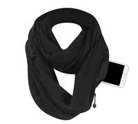 Sollee Sciarpa Per Donne | Avvolgicollo per il Collo in Unita con Tasca a Cerniera Lampo | Sciarpe per Donne | Per Matrimonio e Viaggio e Natale e Compleanno e Ragazze e La Stagione Autunnale