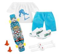 Sollee Set Mini Scooter per Dita | Punta delle Dita Movimento Giocattoli Giochi Scooter Skateboard | per tavolette da Giocattolo interattivo