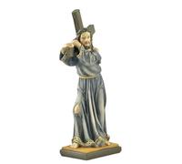 Sollee Statua Di Cristo - Modello Di Scultura In Resina | Rappresentazione Religiosa,Per La Decorazione Della Casa, Chiesa, Ufficio, Scrivania, Soggiorno E Tavolo