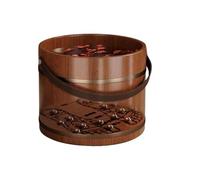 Sollee Vasca Per Pediluvio In Legno - Secchio Per Pediluvio Con Rilievo Naturale Dello Stress | Vasca in Legno per il Bagno e Ammollo dei Piedi - Per Anziani Donne Uomini Padre Madre Papà E Mamma