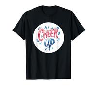 Solleva Il Tuo Spirito con Divertente Costume con Logo Cheer Up Maglietta