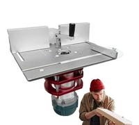 Sollevaggio del router per la lavorazione del legno, sollevamento del router manuale | Kit di di sollevamento del router in lega di alluminio pesante,Strumenti di incisione arrugginibile Strumenti pra