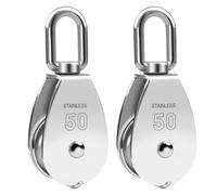 Sollevamento con Blocco un Strappo un Puleggia Singola M50 Gancio Girev8162