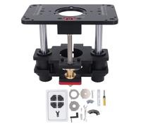 Sollevamento del router Gearwell, sollevamento del tavolo del router invertito per trimmer di diametro 69 mm, di sollevamento router banco 25 a 50 mm di spessore