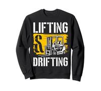 Sollevamento e deriva Operatore di Carrello elevatore Divertente Magazzino Felpa