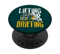 Sollevamento e deriva Operatore di carrello elevatore divertente magazzino PopSockets PopGrip Adesivo