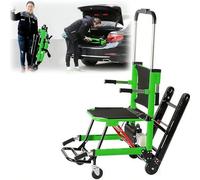 Sollevamento Elettrico Per Sedia A Rotelle Per Scale,Montascale Per Anziani,Sedia Per Scale Su E Giù Senza Sforzo,Sedia A Rotelle Per Salire Scale,Capacità Di Carico 165 Kg Green