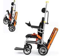 Sollevamento Elettrico, Ruota elettrica, Sollette per Le Scale del paziente Stair Mobile, Crawler/Smart Style, con Pannello operativo/Verso Il Basso, per disabili e Anziani (Colore: B)