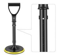 Sollevamento per anziani 44 - 54 cm, altezza regolabile con cuscinetti in gomma antiscivolo, aiuto per alzarsi con base più grande, aiuto per la mobilità, abbastanza forte bastone da passeggio con