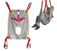 Sollevamento per anziani, imbracatura per pazienti a corpo intero, imbracatura per sollevamento paziente, amaca di trasferimento da bagno per anziani, uso domestico bariatrico e disabili, grande