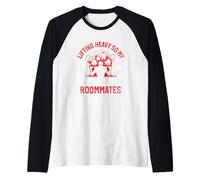 Sollevamento Pesante così i Miei Demoni Hanno coinquilini Maglia con Maniche Raglan