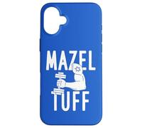 Sollevamento pesi Braccio Allenamento Pun Mazel Tuff Ebrei Bar Mitzvah Custodia per iPhone 16 Plus