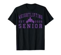 Sollevamento pesi Senior Night Weightlifting 2026 Laurea 52 Maglietta