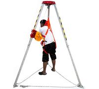 sollevamento pozzi, Treppiede telescopico in alluminio for strumenti di salvataggio manuali di sicurezza da 20 m for spazi confinati antincendio