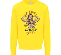 Sollevare Come Una Ragazza Felpa Bodybuilding Uomo