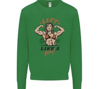 Sollevare Come Una Ragazza Felpa Bodybuilding Uomo