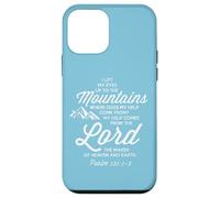 Sollevare gli occhi dove viene il mio aiuto dal Signore Salmo 121 Custodia per iPhone 12 mini