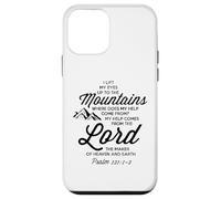 Sollevare i miei occhi alle montagne Bibbia Campo Avventura Salmo 121 Custodia per iPhone 12 mini