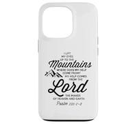 Sollevare i miei occhi alle montagne Bibbia Campo Avventura Salmo 121 Custodia per iPhone 13 Pro