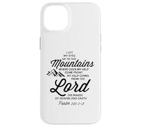 Sollevare i miei occhi alle montagne Bibbia Campo Avventura Salmo 121 Custodia per iPhone 14 Plus