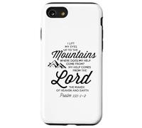 Sollevare i miei occhi alle montagne Bibbia Campo Avventura Salmo 121 Custodia per iPhone SE (2020) / 7 / 8