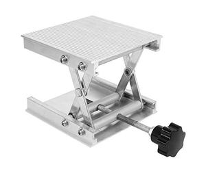 Sollevare Scissor Stand 11lb Lab Jack Laboratorio Tavolo di sollevamento Piattaforma di sollevamento 100x100mm Resistenza agli alcali acidi per laboratorio chimico
