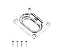 Sollevatore a pavimento, leva portellone, Flush Hatch Locker, maniglia integrata con anello di trazione, maniglia nascosta del gabinetto Luke armadietti, 1 pezzo