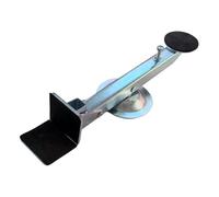 Sollevatore a pedale in acciaio al carbonio con dispositivo di limitazione di altezza e design antiscivolo per un sollevamento sicuro di varie porte, strumento in acciaio dolce resistente