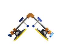 Sollevatore di aspirazione per piastrelle, 2 pezzi 90 gradi pietra cucitura setter con custodia in plastica angolo verticale marmo granito controsoffitto pietra lastra strumento di installazione