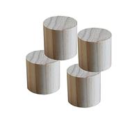 Sollevatore di mobili per letti in legno, Alzata for mobili da 9 cm di diametro Gambe for mobili Piedini morbidi for mobili Sollevatori for piedini in legno for mobili(8cm)