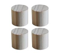 Sollevatore di mobili per letti in legno, Diametro 9 cm Alzata for mobili Gambe for mobili Piedini morbidi for mobili Sollevatori for piedini in legno for mobili(3cm)