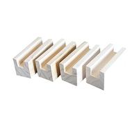 Sollevatore di mobili per letti in legno, Piedini for mobili con scanalatura alta 5 cm, gambe for sollevare il letto in legno, rialzo for scrivania, piedini for mobili, utilizzati for rialzi in legno