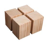 Sollevatore di mobili per letti in legno, Rialzi for letto in legno 4 pezzi Rialzi for mobili in legno massello Rialzi for letto resistenti Gambe for mobili, for armadietti Tavolo Scrivania Dispositiv