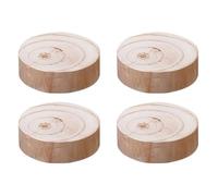 Sollevatore di mobili per letti in legno, Rialzi for tavoli for impieghi gravosi, rialzi cilindrici for letto, gambe for mobili in legno massello, dispositivo di supporto aumentato, 4 piedini di suppo