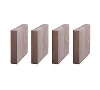 Sollevatore di mobili per letti in legno, Sollevatore for scrivania da 3x3 cm, piedini for mobili in legno, sollevatori for contenitori, sollevatori for letto, sollevatori for mobili, sollevatori for