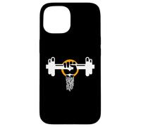 Sollevatore di pesi Bicipiti Bodybuilding Braccio Silente Sollevamento pesi Custodia per iPhone 15