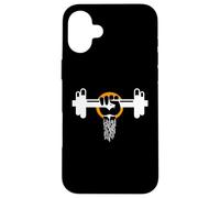 Sollevatore di pesi Bicipiti Bodybuilding Braccio Silente Sollevamento pesi Custodia per iPhone 16 Plus