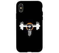 Sollevatore di pesi Bicipiti Bodybuilding Braccio Silente Sollevamento pesi Custodia per iPhone X/XS