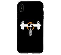 Sollevatore di pesi Bicipiti Bodybuilding Braccio Silente Sollevamento pesi Custodia per iPhone XS Max