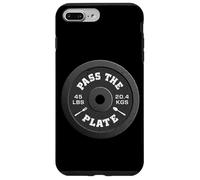 Sollevatore di pesi Passa il piatto Palestra Allenamento Pesante Sollevamento Custodia per iPhone 7 Plus/8 Plus