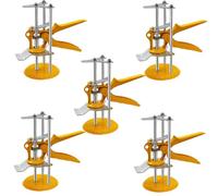Sollevatore Di Piastrelle,5 PCS Sollevatori Per Attrezzi Manuali,Regolabile Labor Saving Arm Tool,Sollevatore con regolazione dell'altezza,per risparmiare lavoro,per sollevare e fissare piastrelle