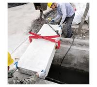 Sollevatore di pietre a forbice resistente, regolabile da 10,2 a 96,5 cm | Strumento di sollevamento per pietra resistente con cuscinetto antiscivolo, ideale per sollevare lastre di granito