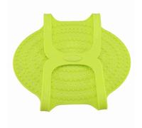 Sollevatore di tacchino resistente al calore Chhelihl, tappetino da a pollame non stick per silicone di grado alimentare (Verde)